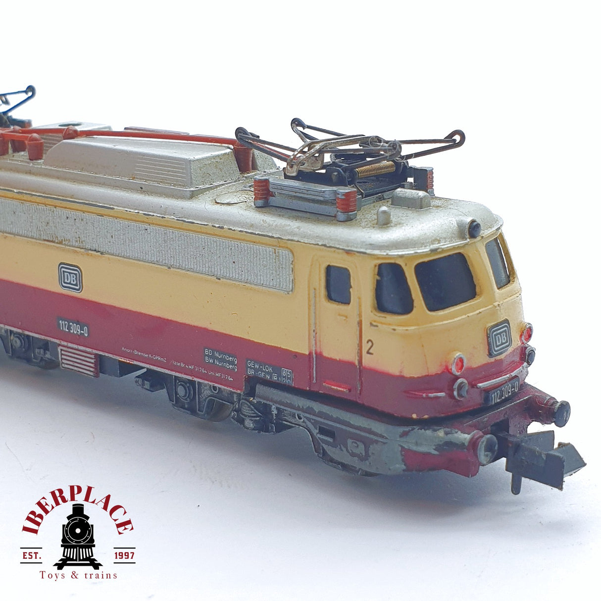 ♻️ 2 mano - Minitrix 51 2937 00 Locomotora BR 112 DB N escala 1:160 TEN06