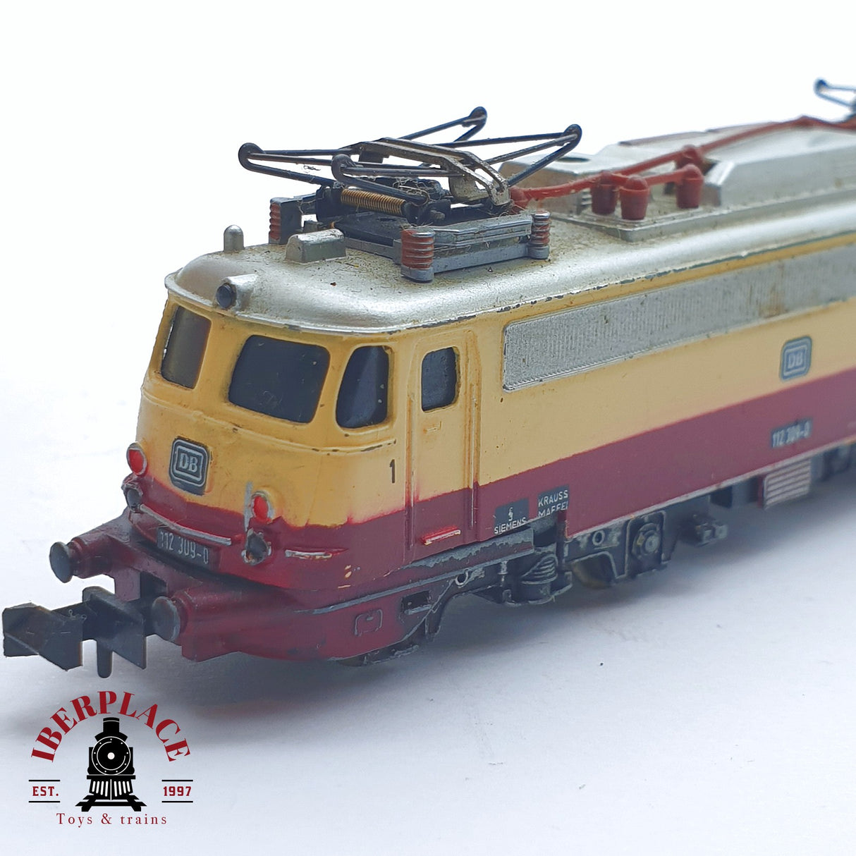 ♻️ 2 mano - Minitrix 51 2937 00 Locomotora BR 112 DB N escala 1:160 TEN06
