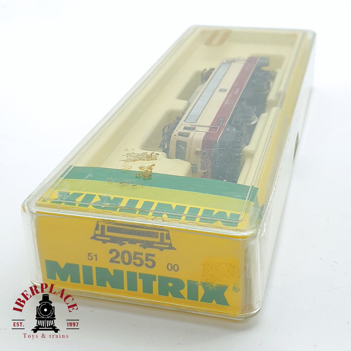 ♻️ 2 mano - Minitrix 51 2055 00 Locomotora BR 112 DB N escala 1:160 TEN06