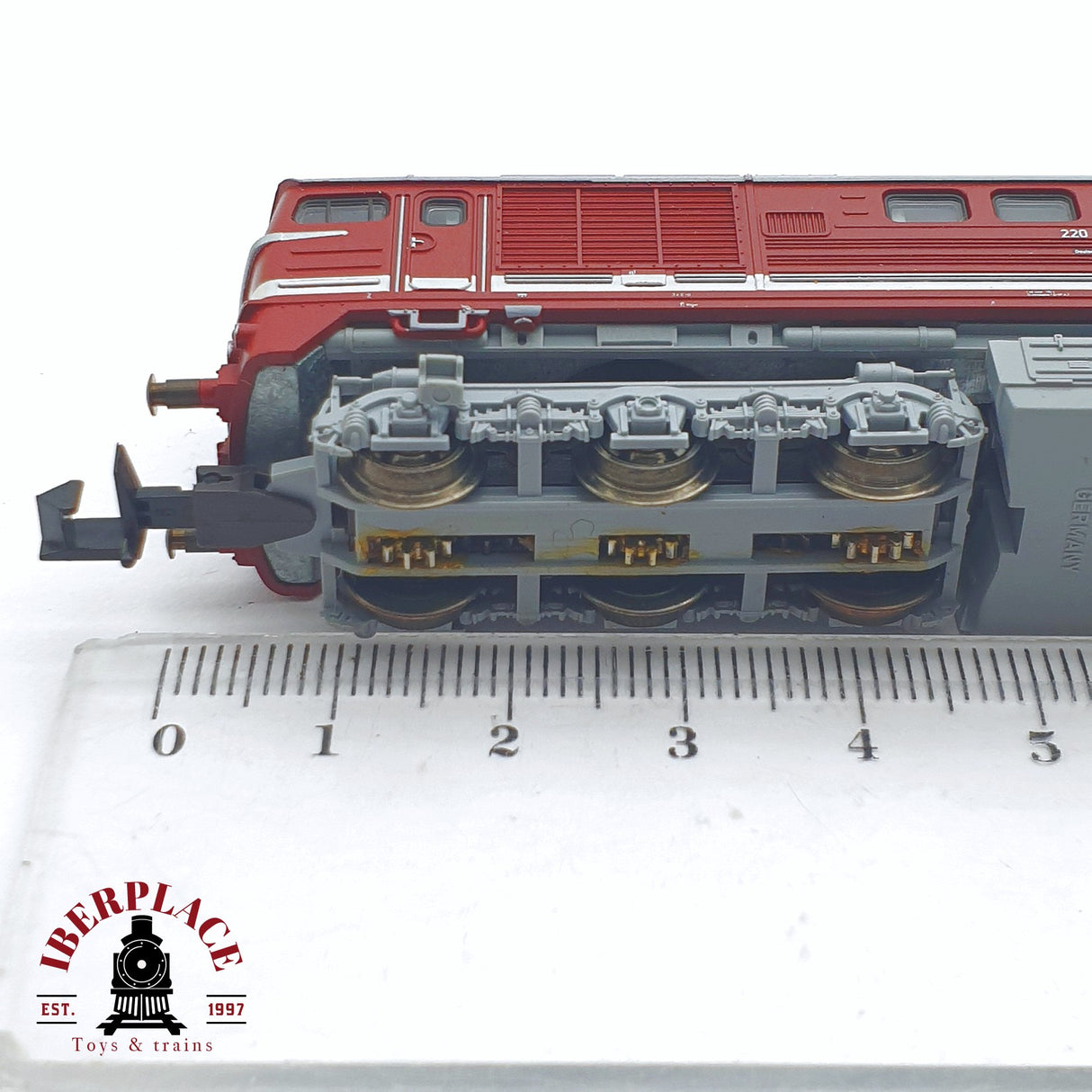 ♻️ 2 mano - Minitrix 12877 Locomotora BR 220 DR N escala 1:160 TEN06