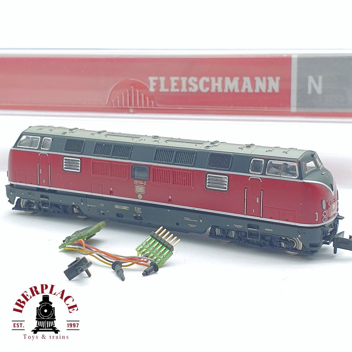 ♻️ 2 mano - Fleischmann Digital Locomotora BR 221 DB N escala 1:160 TEN06