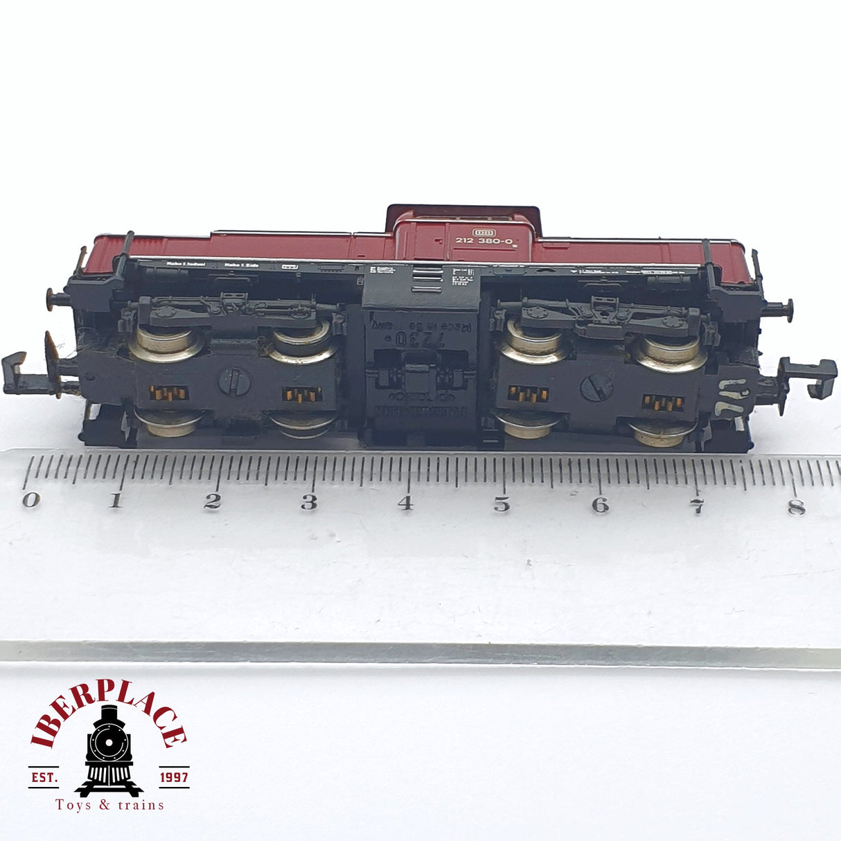 ♻️ 2 mano - Fleischmann 7230 Locomotora BR 212 DB N escala 1:160 TEN06