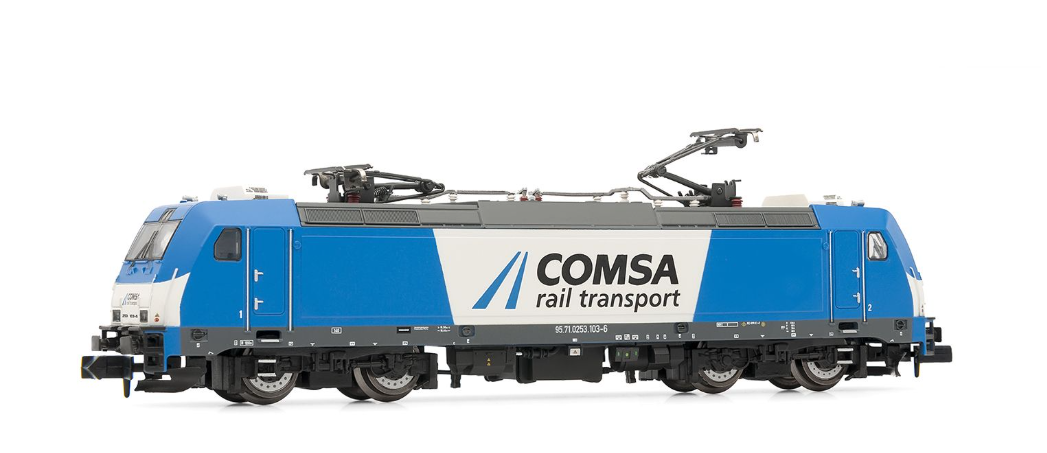 🧨 Liquidación – Arnold HN2595D locomotora eléctrica clase 253, decoración azul/blanca, ép. VI escala N 1:160 digital con decoder DCC