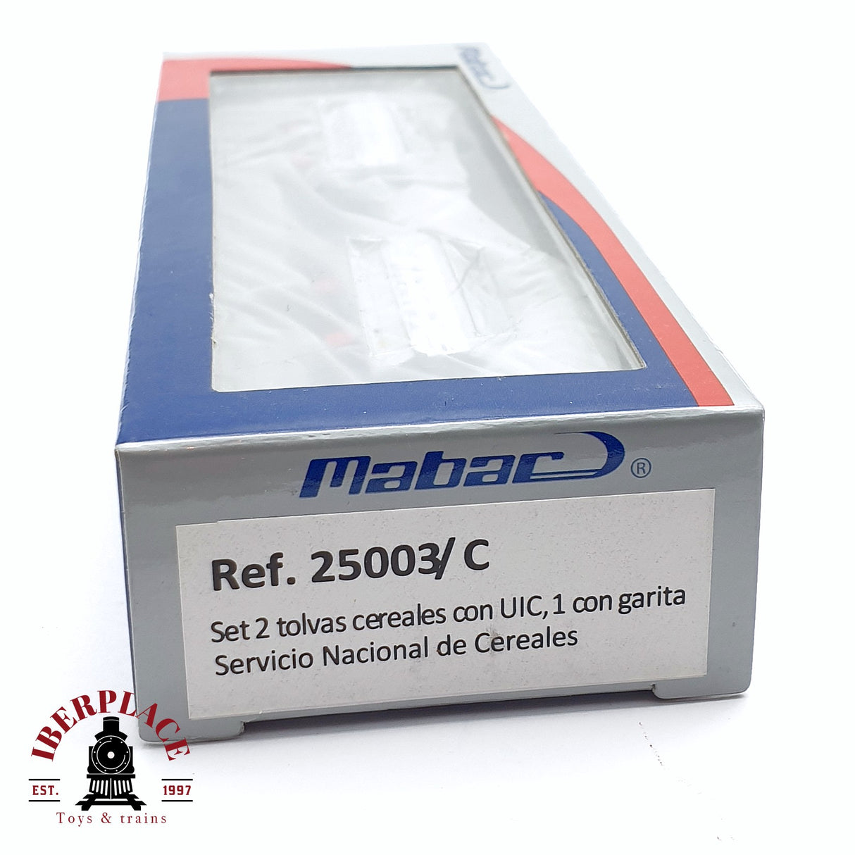 🆕 Mabar - 25003/C Set 2 Tolvas cereales RENFE UIC con garita servicio nacional Nuevo con caja N escala 1:160