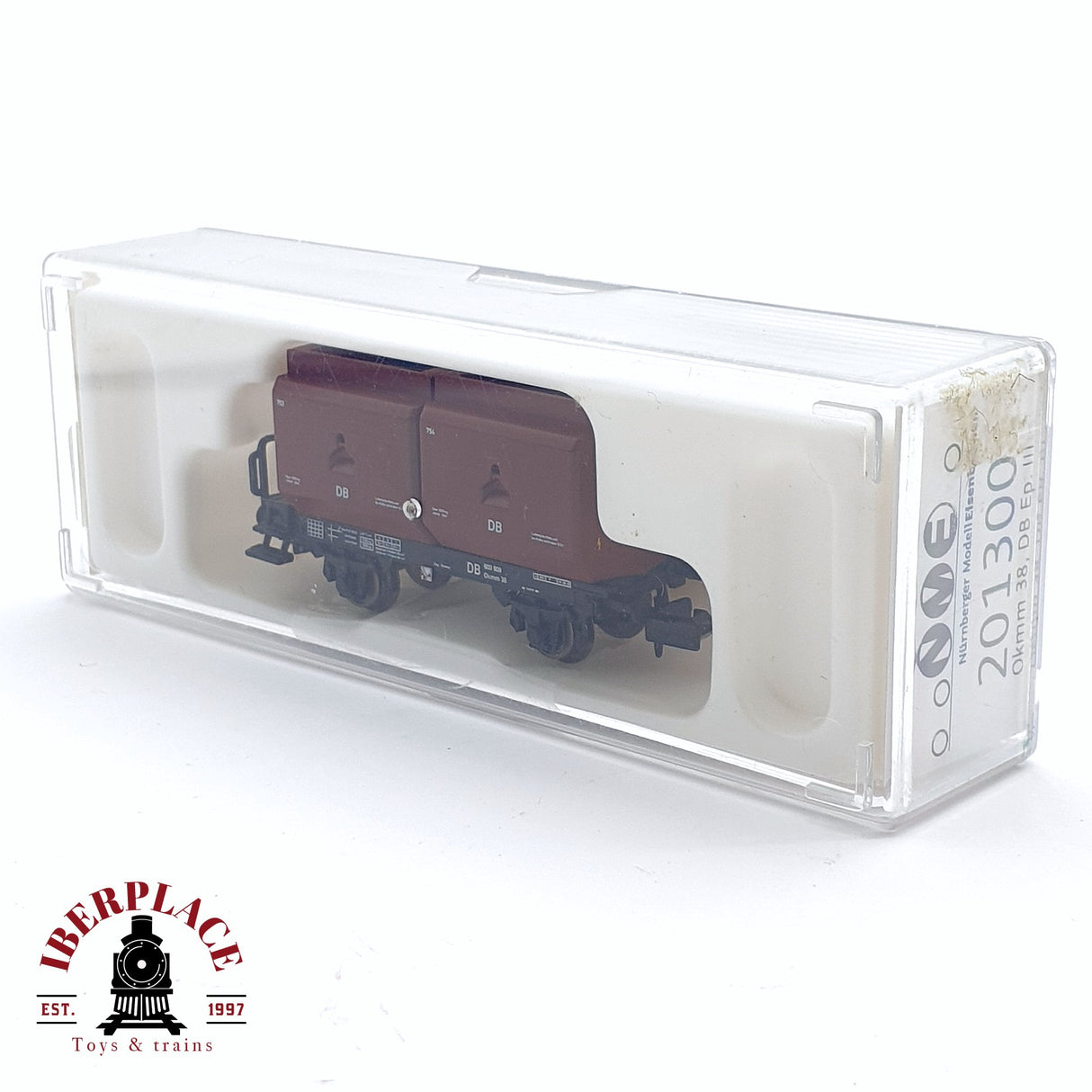 🆕 NEM - 201300 Vagón mercancias DB transporte de carbón Nuevo con caja N escala 1:160