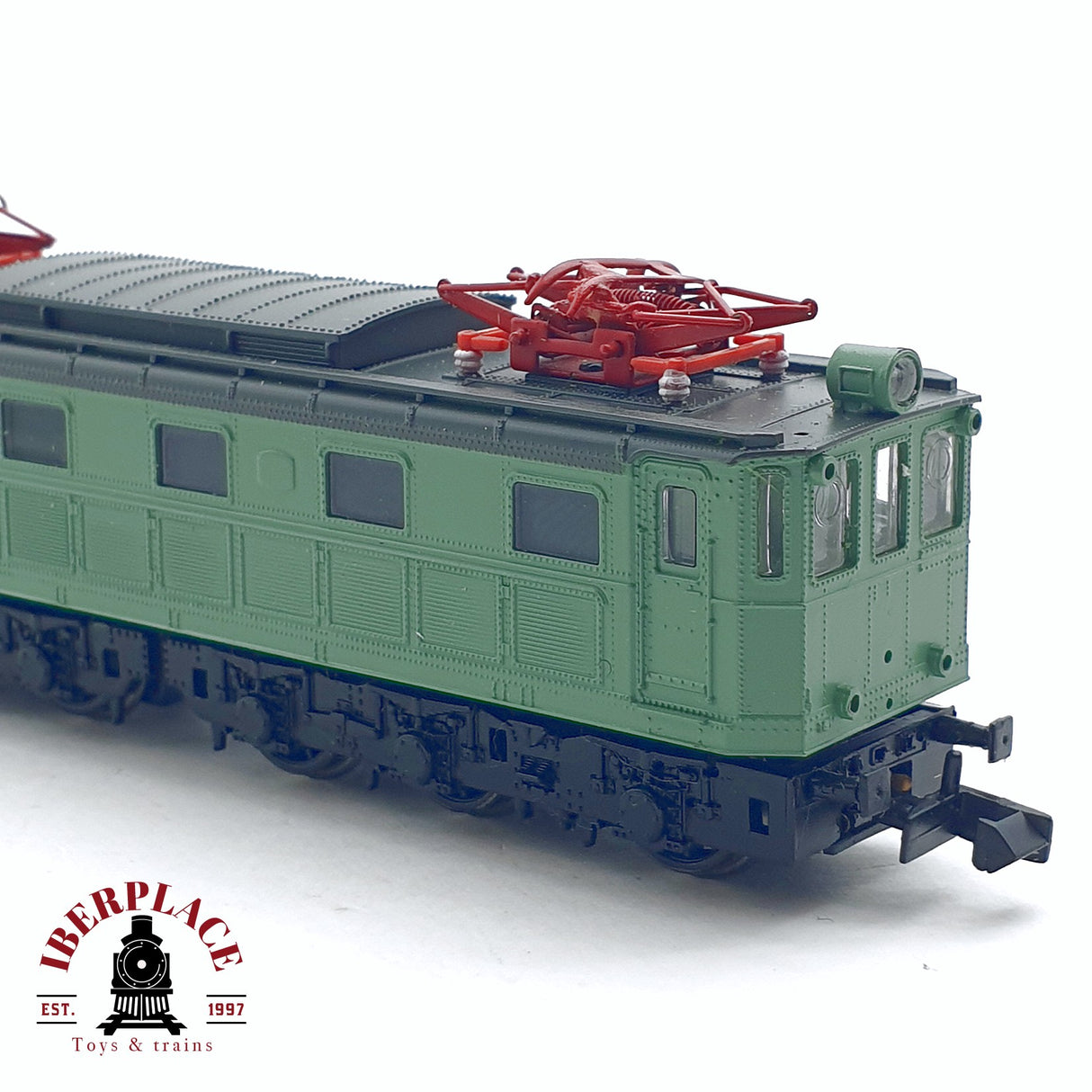 ♻️ 2da mano - IBERTREN Locomotora Eléctrica RENFE color verde N escala 1:160