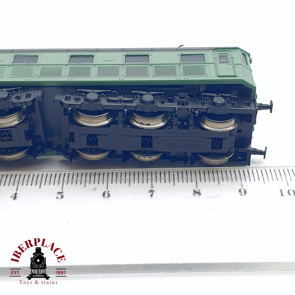 ♻️ 2da mano - IBERTREN Locomotora Eléctrica RENFE color verde N escala 1:160