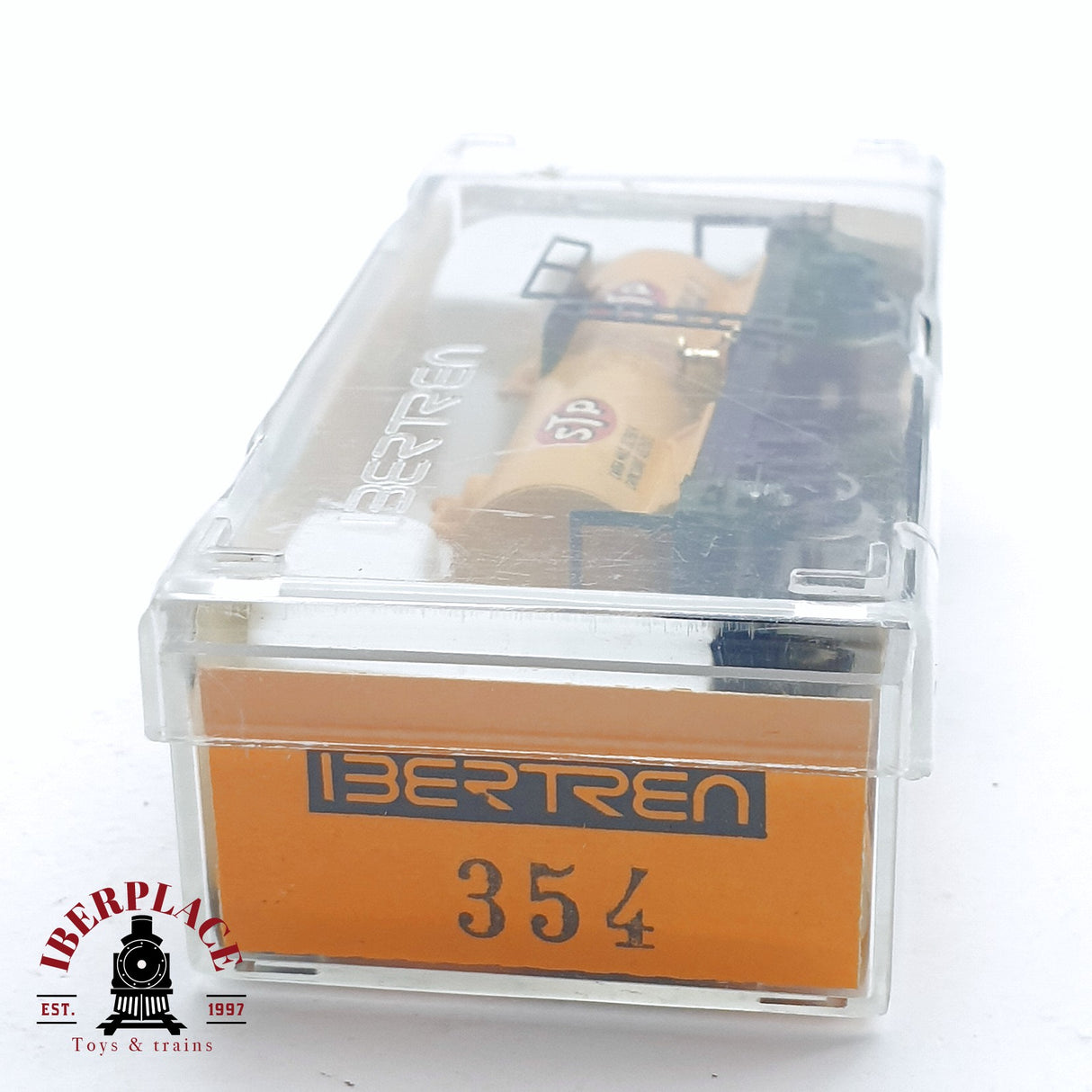 ♻️ 2da mano - IBERTREN 354 vagón cisterna STP amarillo RENFE N escala 1:160