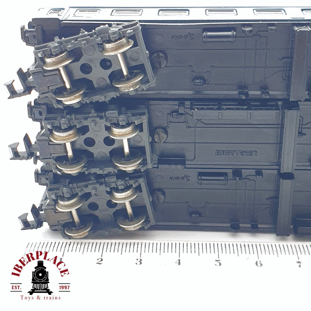 ♻️ 2da mano - IBERTREN 3x vagones pasajero AA-8118 Barcelona Madrid RENFE N escala 1:160