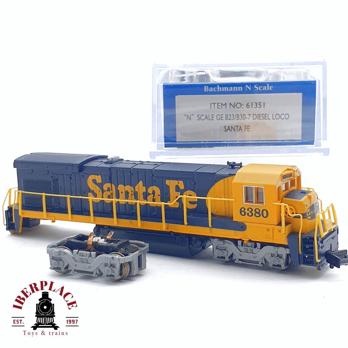 ♻️ 2da mano - Bachmann 61351 Locomotora diesel SANTA FE 6380 N escala 1:160