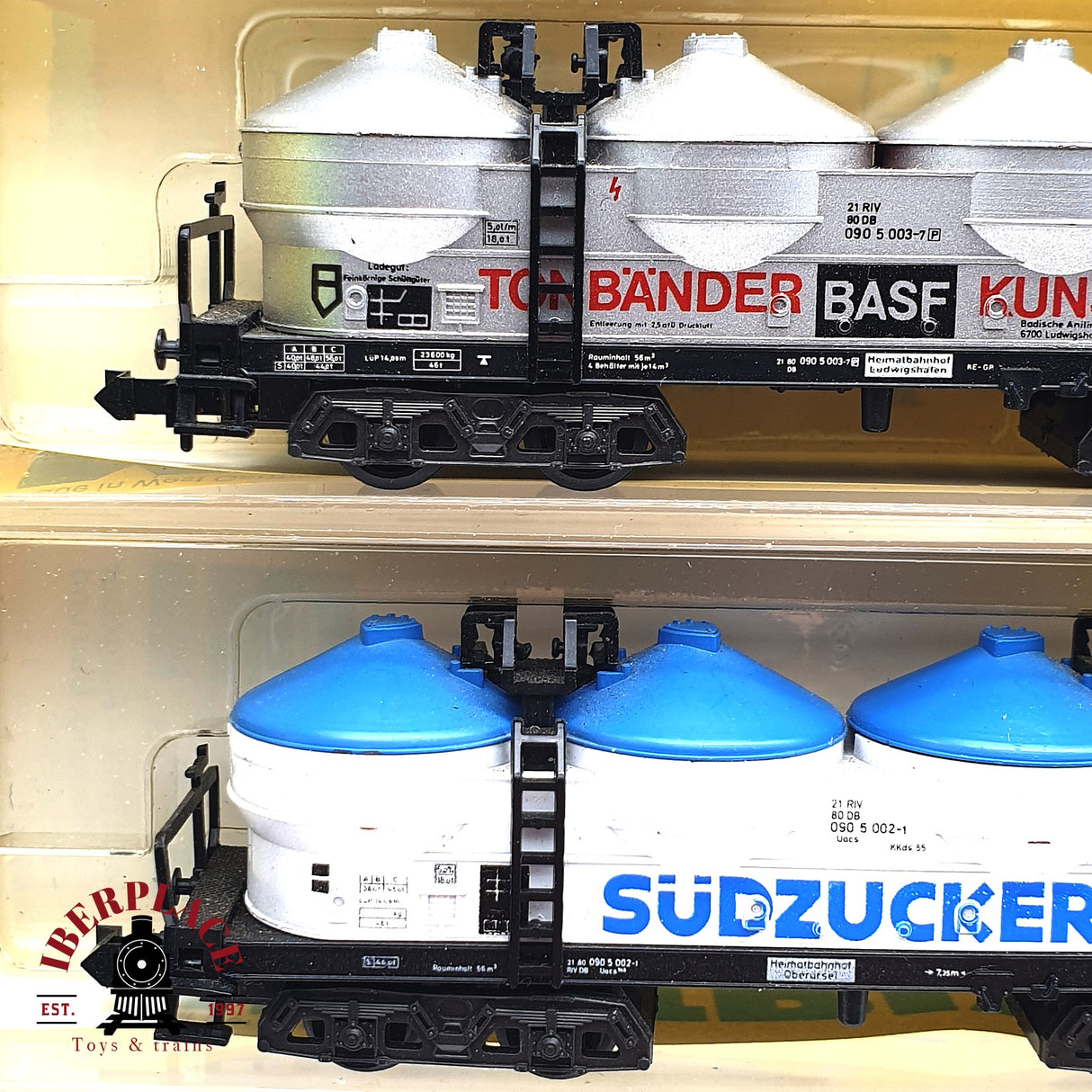 ♻️ 2da mano - 5x Minitrix vagones silo südzucker Nordzucker DB N escala 1:160 E16
