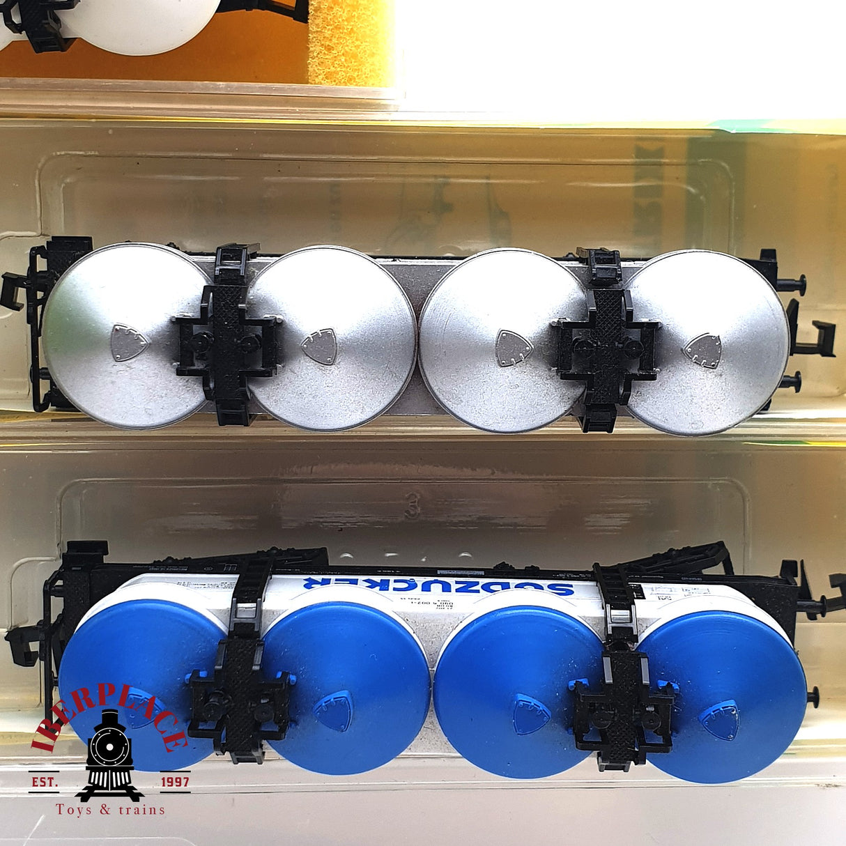 ♻️ 2da mano - 5x Minitrix vagones silo südzucker Nordzucker DB N escala 1:160 E16