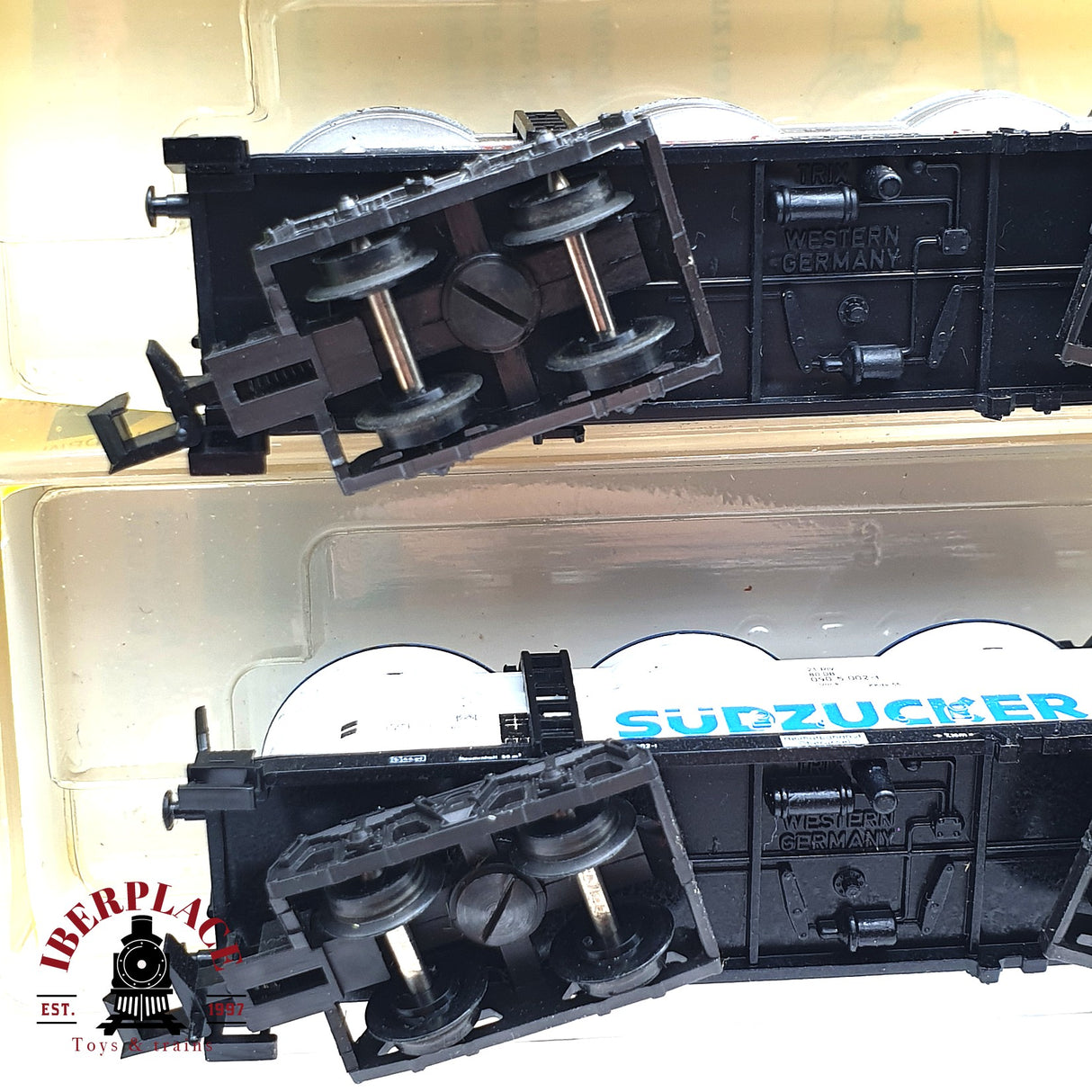 ♻️ 2da mano - 5x Minitrix vagones silo südzucker Nordzucker DB N escala 1:160 E16
