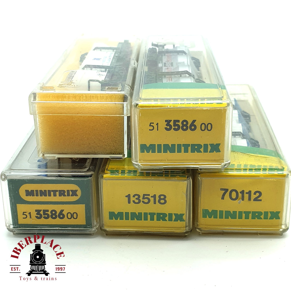 ♻️ 2da mano - 5x Minitrix vagones silo südzucker Nordzucker DB N escala 1:160 E16