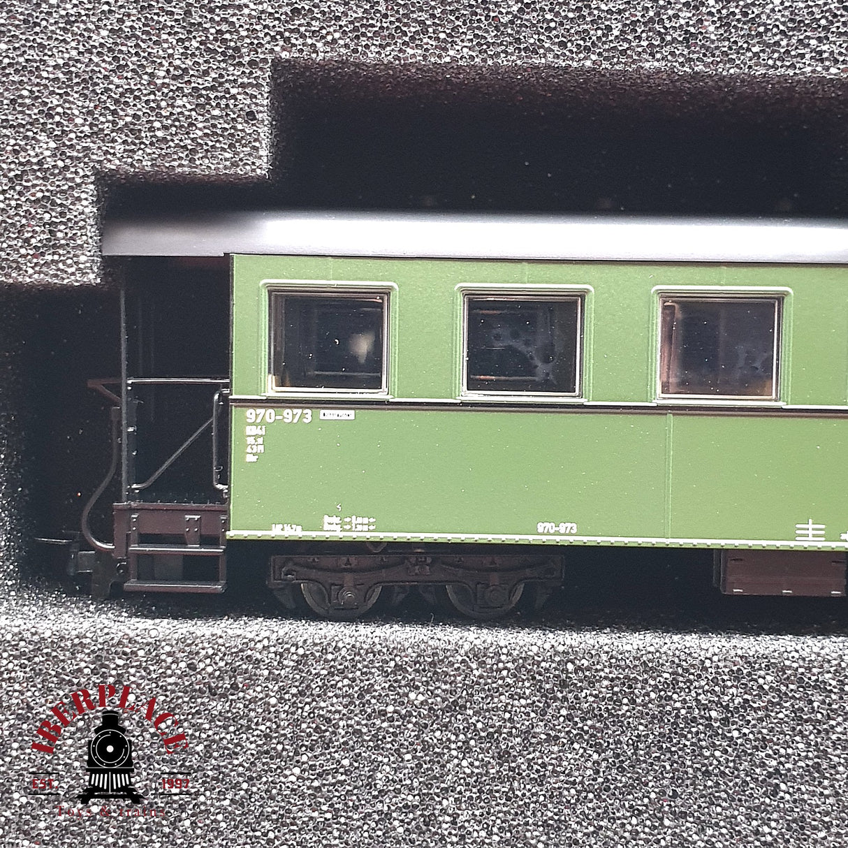 ♻️ 2da mano - DC Tillig Bahn 01173 tren mercancías y pasajeros DR Ep III H0e escala 1:87 E15