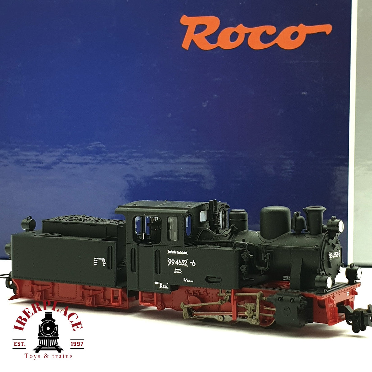 ♻️ 2da mano - DC Roco 33253 Locomotora DR 99 4652-6 H0e escala 1:87 E15
