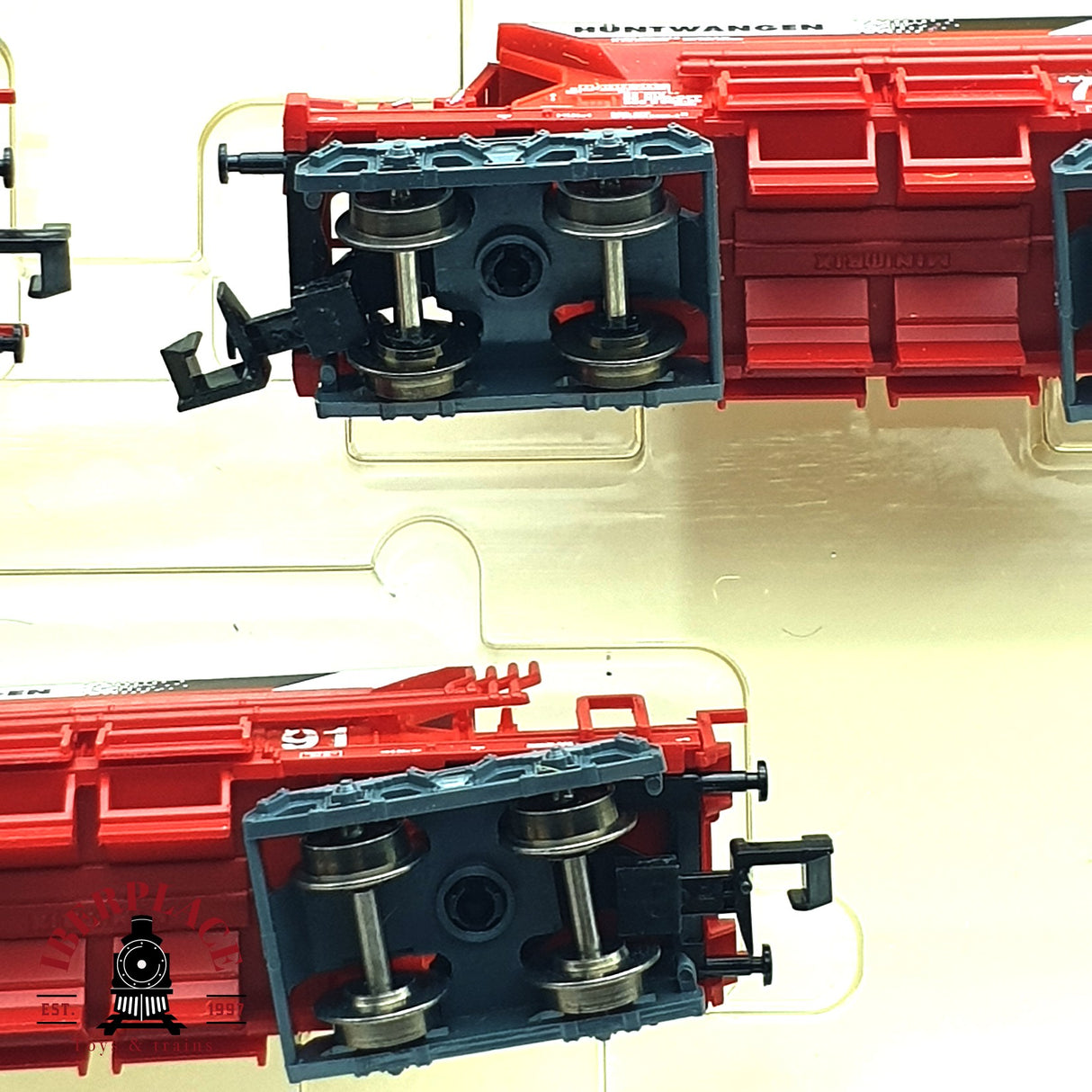 ♻️ 2da mano - Minitrix 15601 set vagones tolva Hüntwangen SBB CFF N escala 1:160 E16