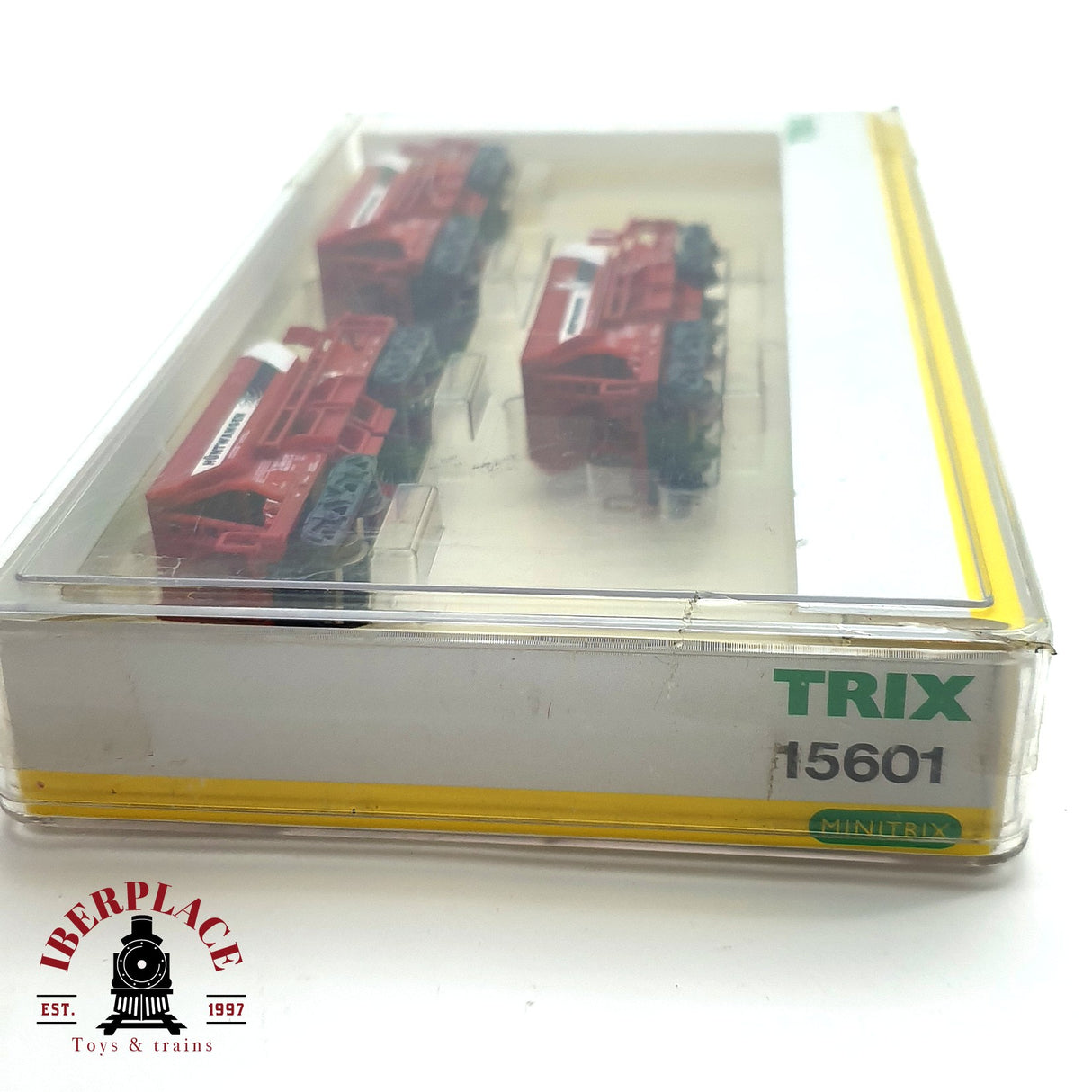 ♻️ 2da mano - Minitrix 15601 set vagones tolva Hüntwangen SBB CFF N escala 1:160 E16
