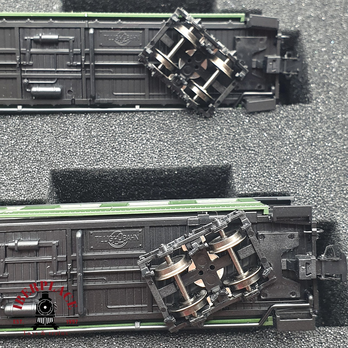 ♻️ 2da mano - DC Tillig Bahn 01173 tren mercancías y pasajeros DR Ep III H0e escala 1:87 E15