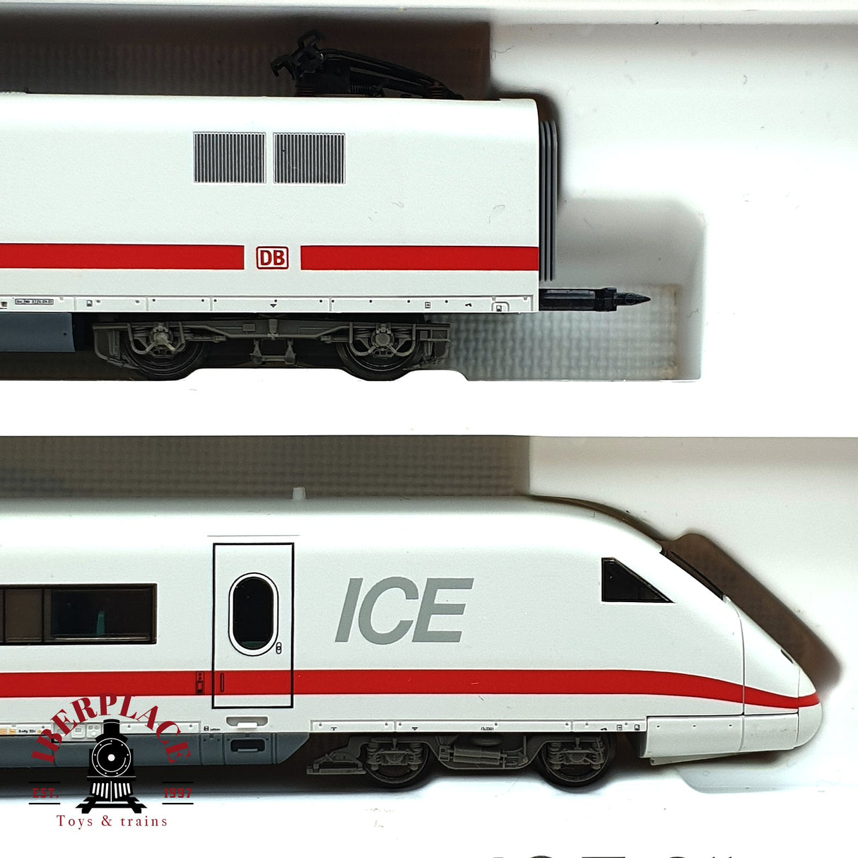 ♻️ 2da mano - Fleischmann 7490K Tren ICE DB + 3 vagones complementarios N escala 1:160 E16