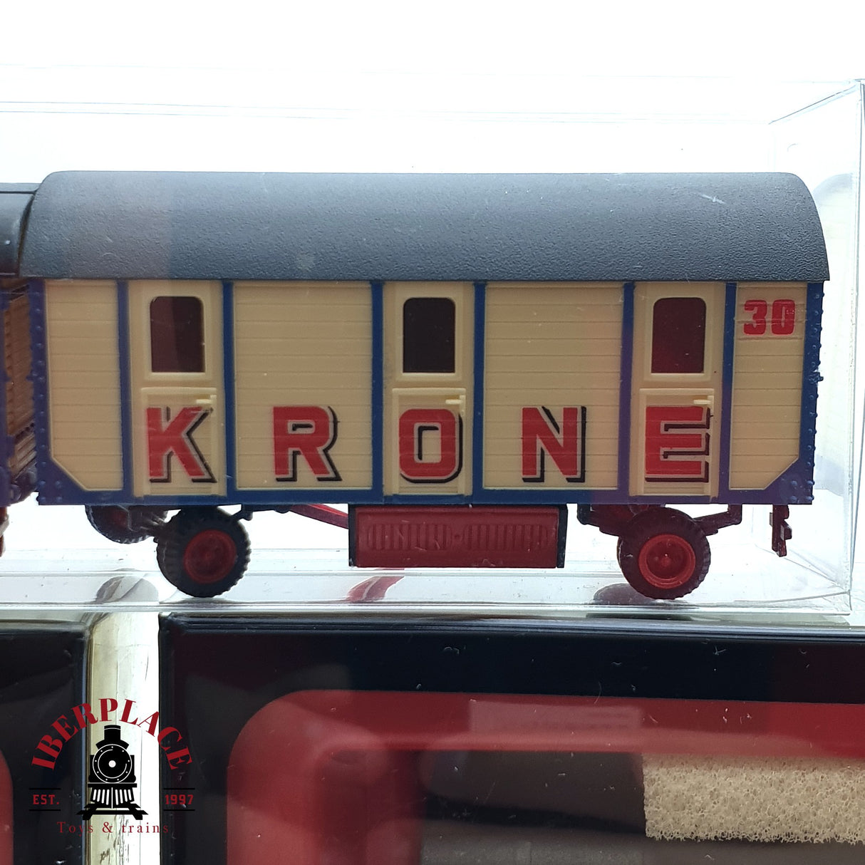 ♻️ 2da mano - 6x Preiser coches y vagones circo Krone H0 escala 1:87 E15