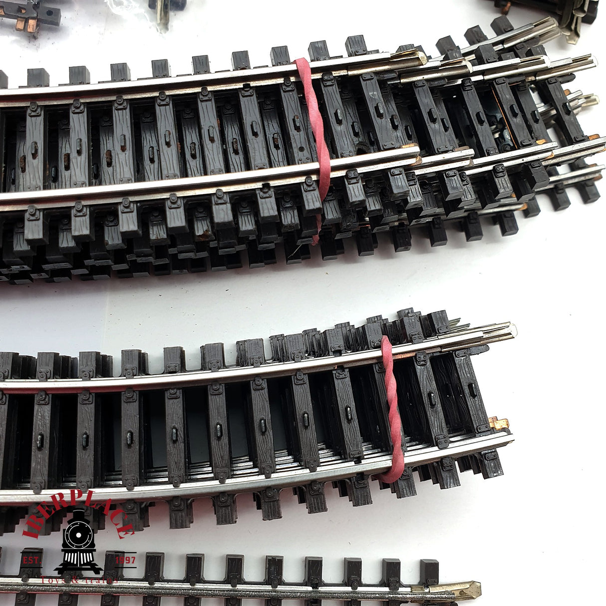 ♻️ 2da mano - Märklin 110x vías rectas curvas de conexión Sistema K pupitres encarrilador H0 escala 1:87 E15
