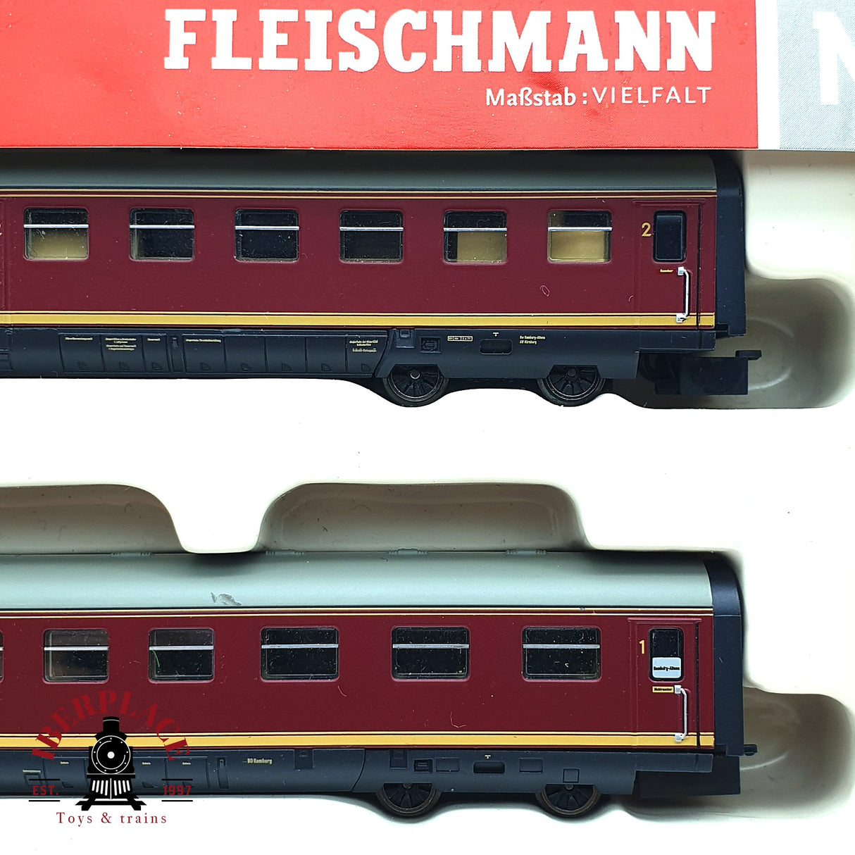 ♻️ 2da mano - Fleischmann 741202 Tren diesel BR 612 DB Ep IV N escala 1:160 E16