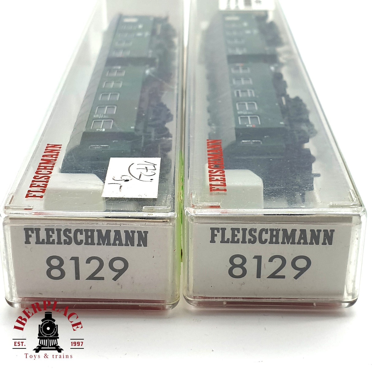 ♻️ 2da mano - 2x Fleischmann 8129 vagones pasajeros DB clase 2 N escala 1:160 E16
