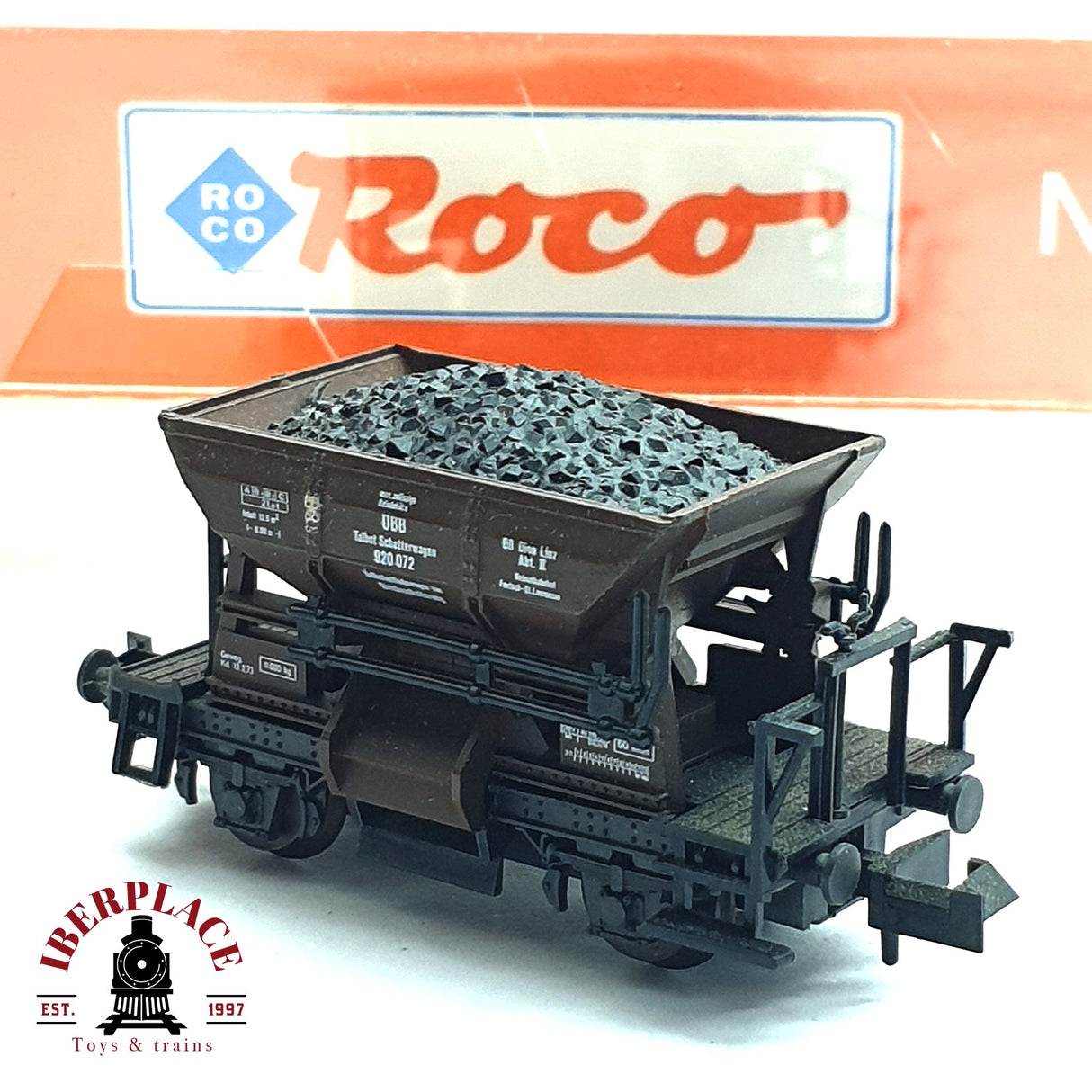 ♻️ 2da mano - Roco 25336 vagón tolva ÖBB 920 072 N escala 1:160 E16