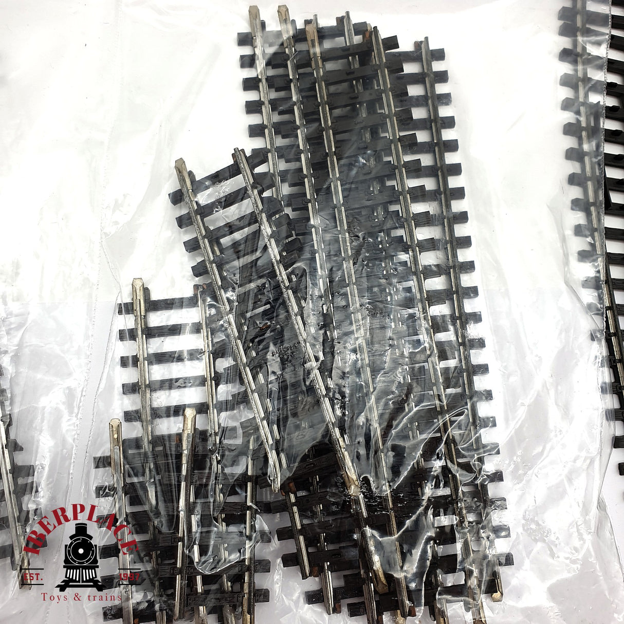 ♻️ 2da mano - Märklin 67x vías rectas curvas desvíos Sistema K pupitres H0 escala 1:87 E15