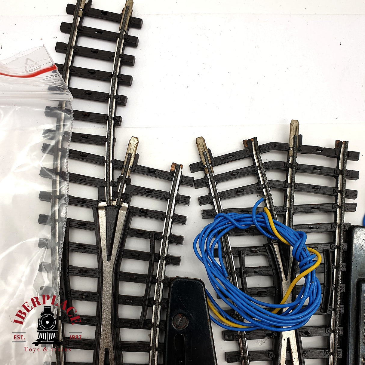 ♻️ 2da mano - Märklin 67x vías rectas curvas desvíos Sistema K pupitres H0 escala 1:87 E15
