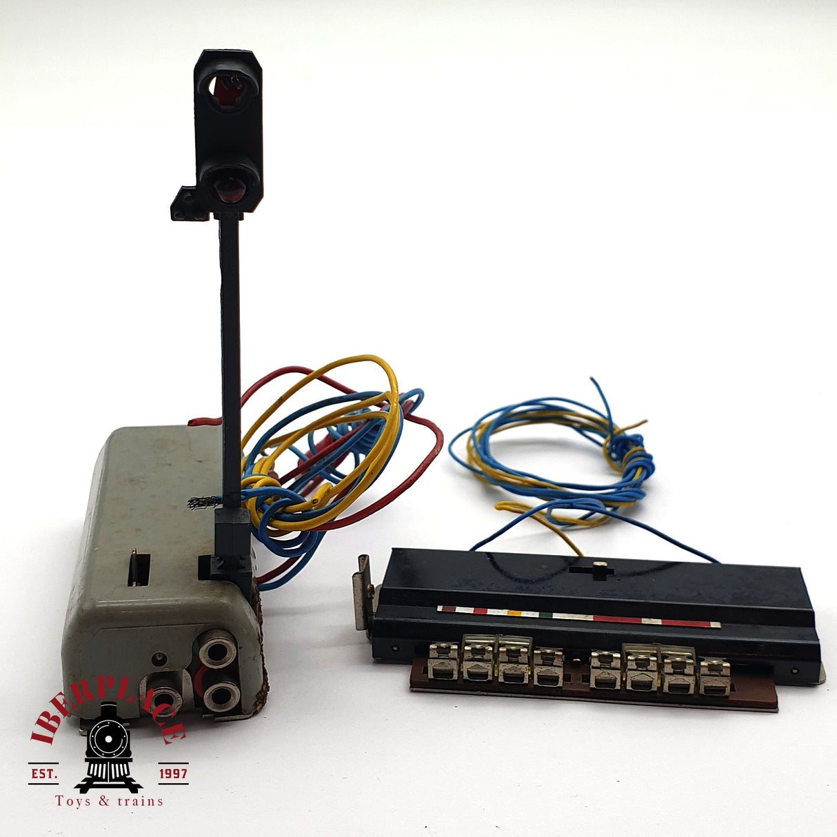 ♻️ 2da mano - Märklin semáforo con interruptor universal H0 escala 1:87 E15 2/2