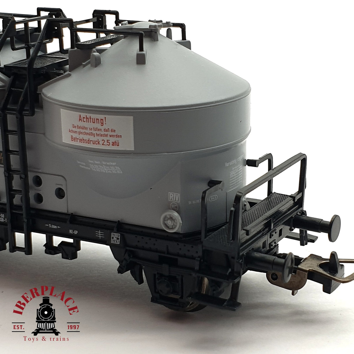 ♻️ 2da mano - DC PIKO 542307 vagón silo DR 902 3838-1 H0 escala 1:87 E15