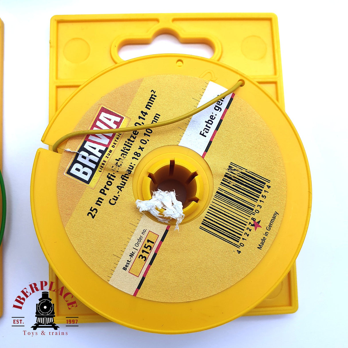 ♻️ 2da mano - Brawa 7210 Paneles de distribución cables amarillo rojo verde H0 escala 1:87 E15