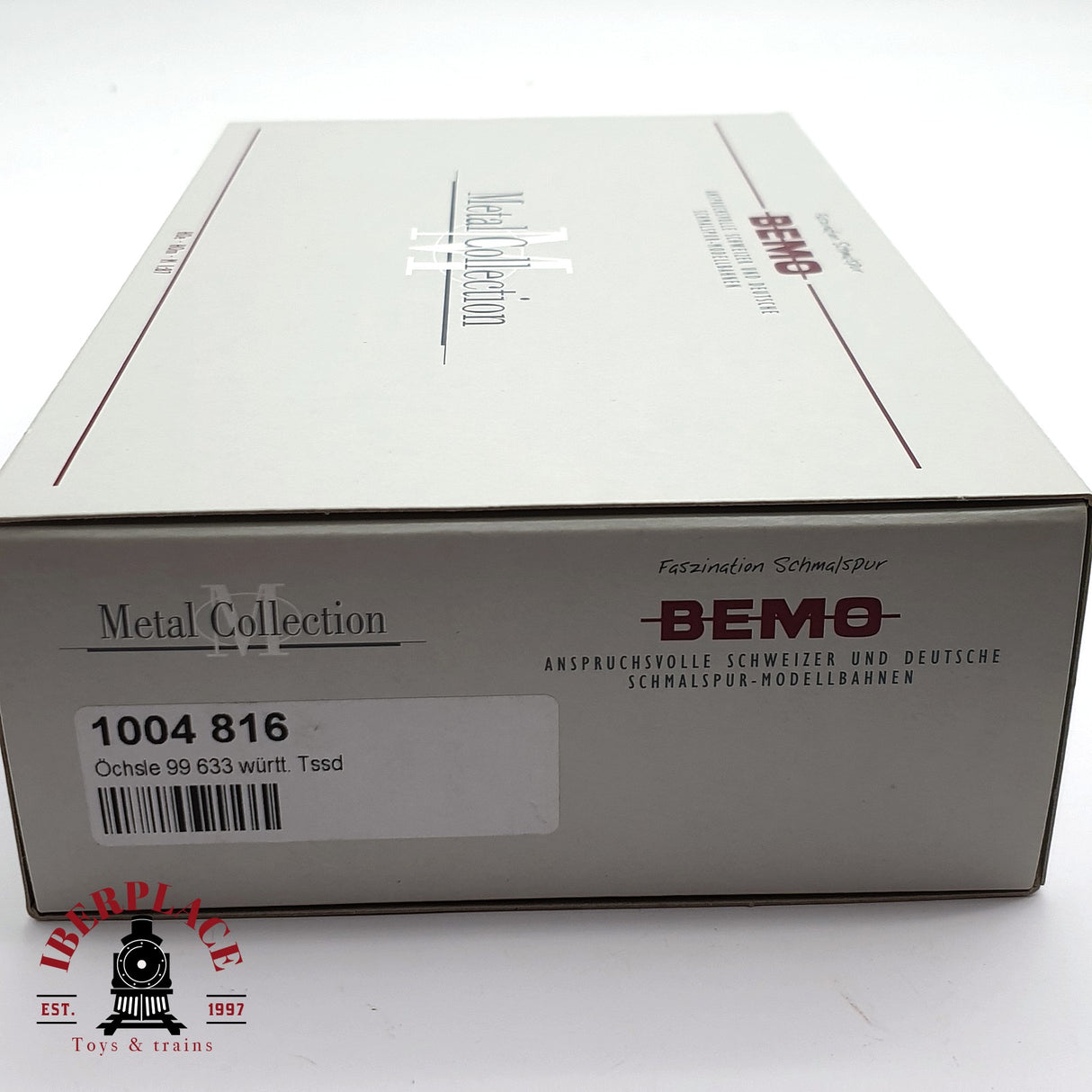 ♻️ 2da mano - DC BEMO 1004 816 Locomotora Öchsle 99 633 württ. Tssd H0e escala 1:87 E15