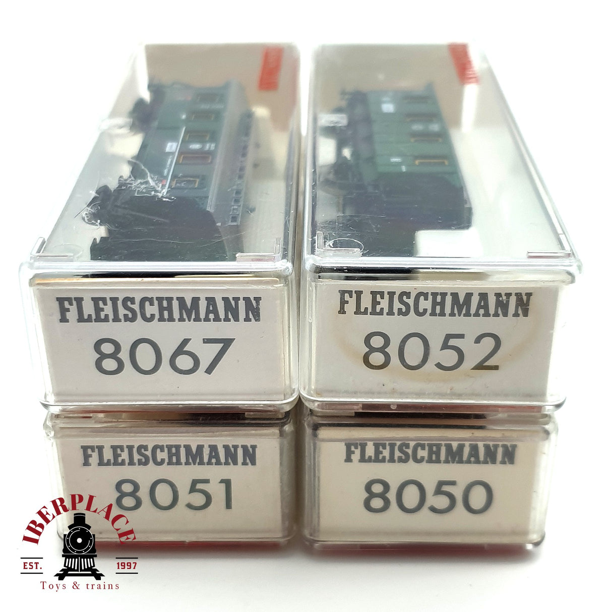 ♻️ 2da mano - 4x Fleischmann vagones pasajeros y correos DR N escala 1:160 E16