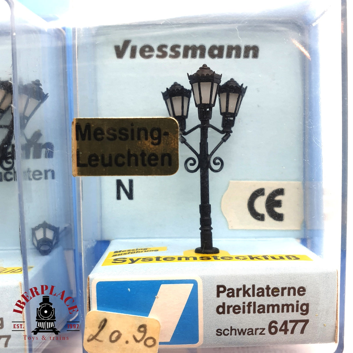 ♻️ 2da mano - 2x Viessmann 6977 6477 Farolas de aparcamiento N escala 1:160 E15