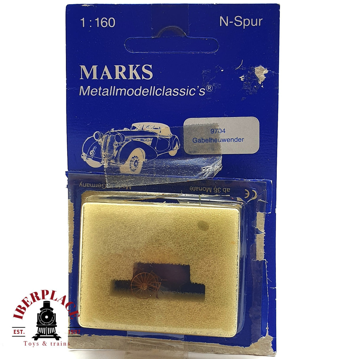 ♻️ 2da mano - Marks 9704 Volteador de heno con horquillas N escala 1:160 E15