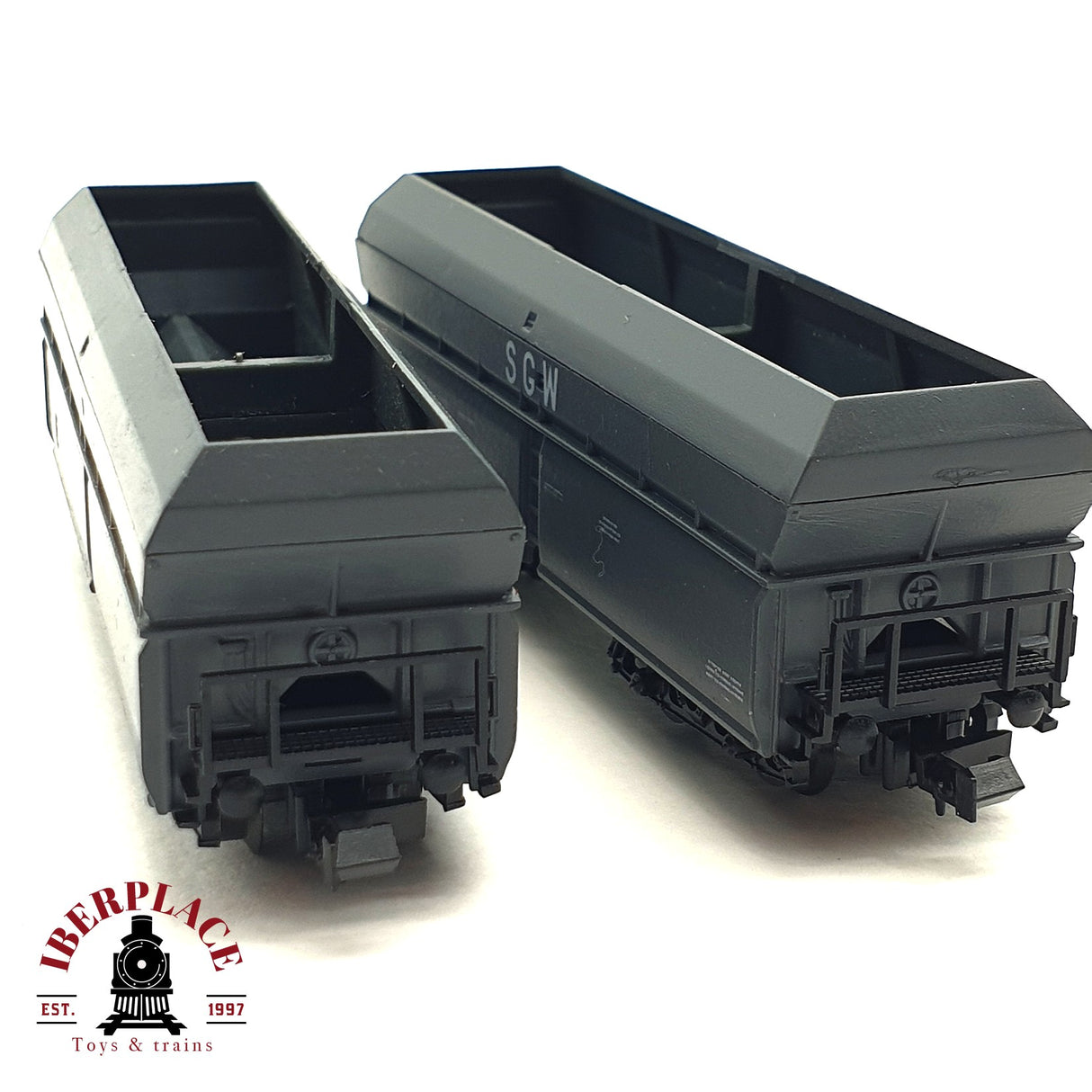 ♻️ 2da mano - 2x Minibahn vagones autodescargables SGW SNCF N escala 1:160 E16