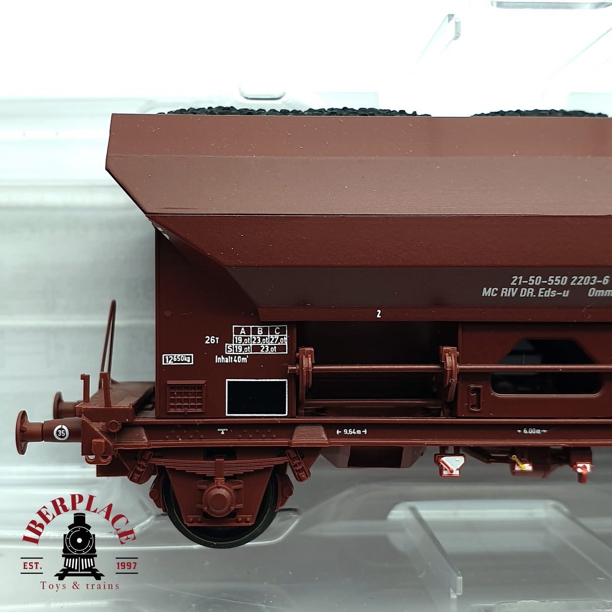 ♻️ 2da mano - DC Roco 34574 vagones mercancias H0 y H0e escala 1:87 E15 2/2