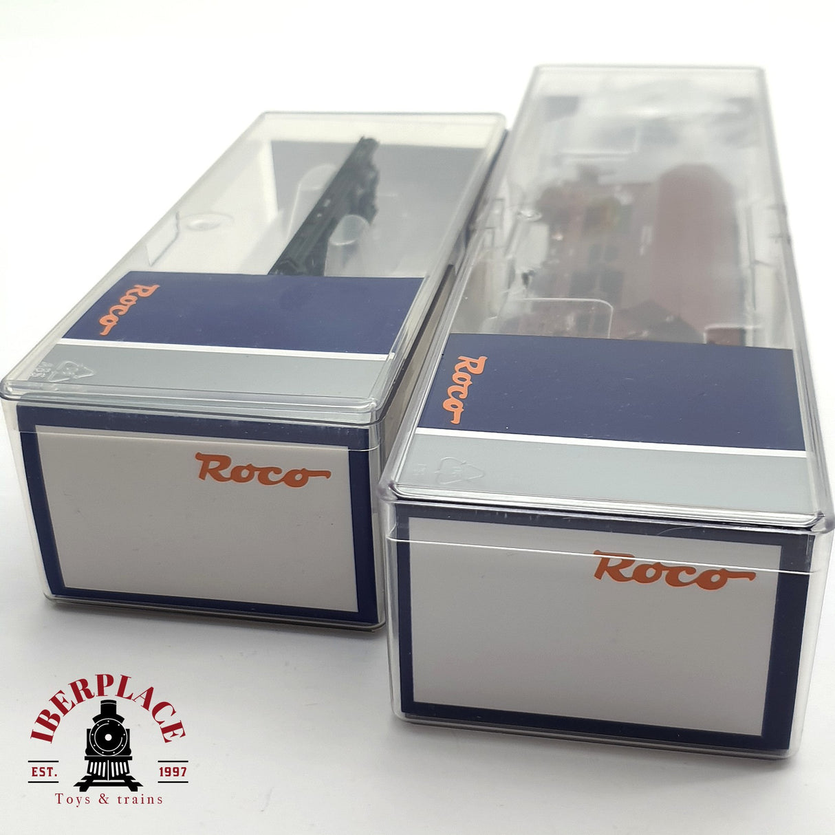 ♻️ 2da mano - DC Roco 34574 vagones mercancias H0 y H0e escala 1:87 E15 2/2