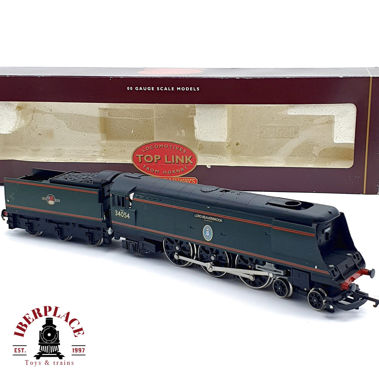 ♻️ DC Hornby Railways R310 Locomotora BR4-6-2 Lord Beaverbook H0 escala 1:87