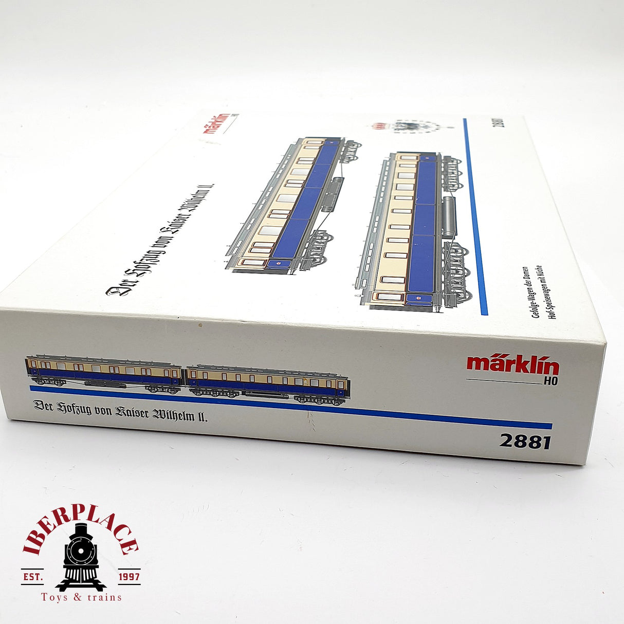 ♻️ AC Märklin 2881 set Carro de servicio de las damas, con cocina H0 escala 1:87
