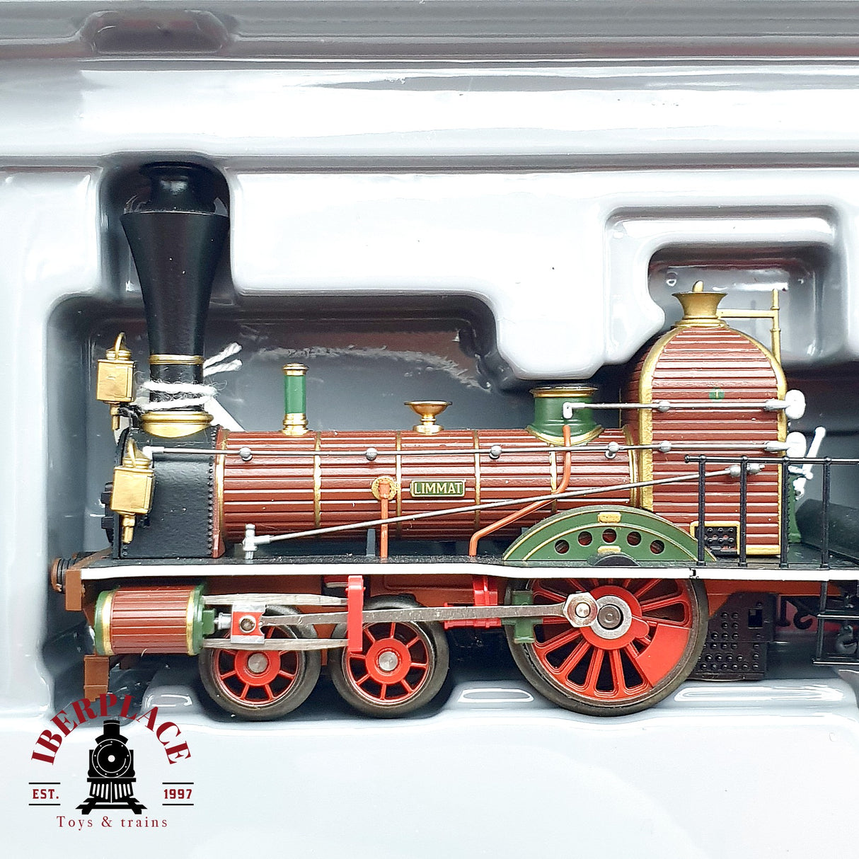 ♻️ AC Märklin 28471 set Locomotora linea Brötil de Español, el primer tren de Suiza H0 escala 1:87
