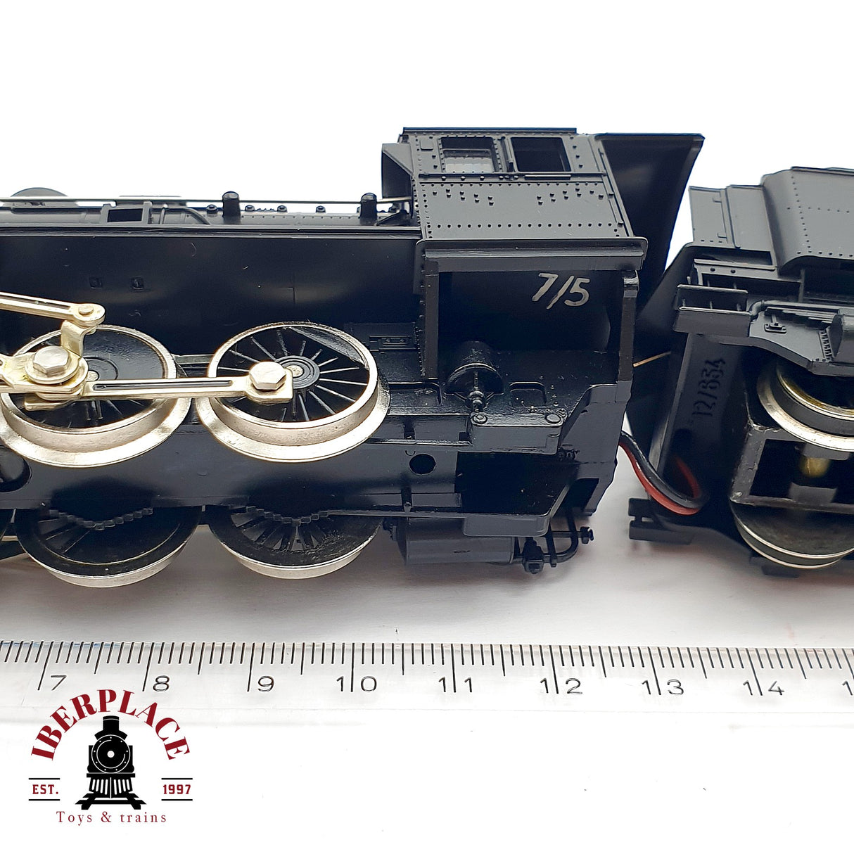 ♻️ DC Fleischmann Locomotora de vapor Bastler negra H0 escala 1:87