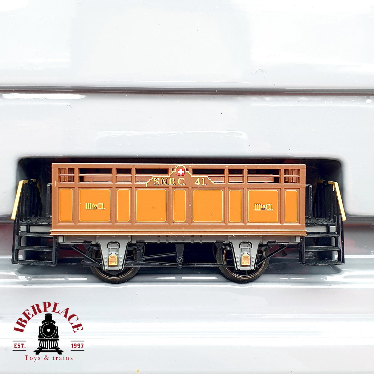 ♻️ AC Märklin 28471 set Locomotora linea Brötil de Español, el primer tren de Suiza H0 escala 1:87