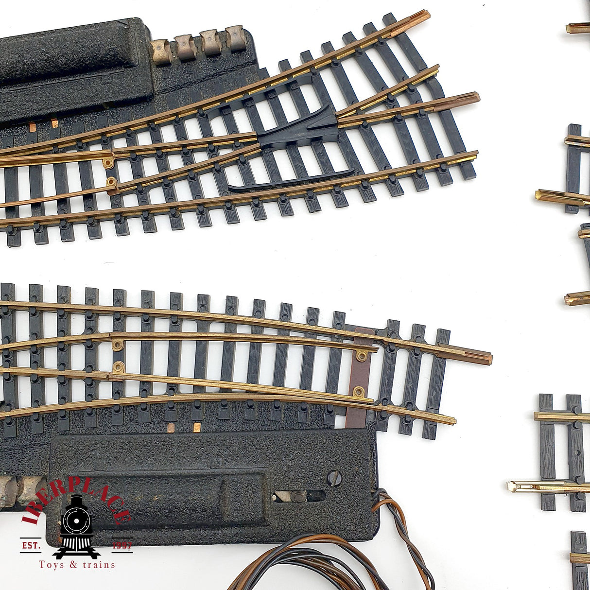 ♻️ Märklin Lote mixto desvíos, vías curvas y rectas, algunas con defecto sistema K H0 escala 1:87