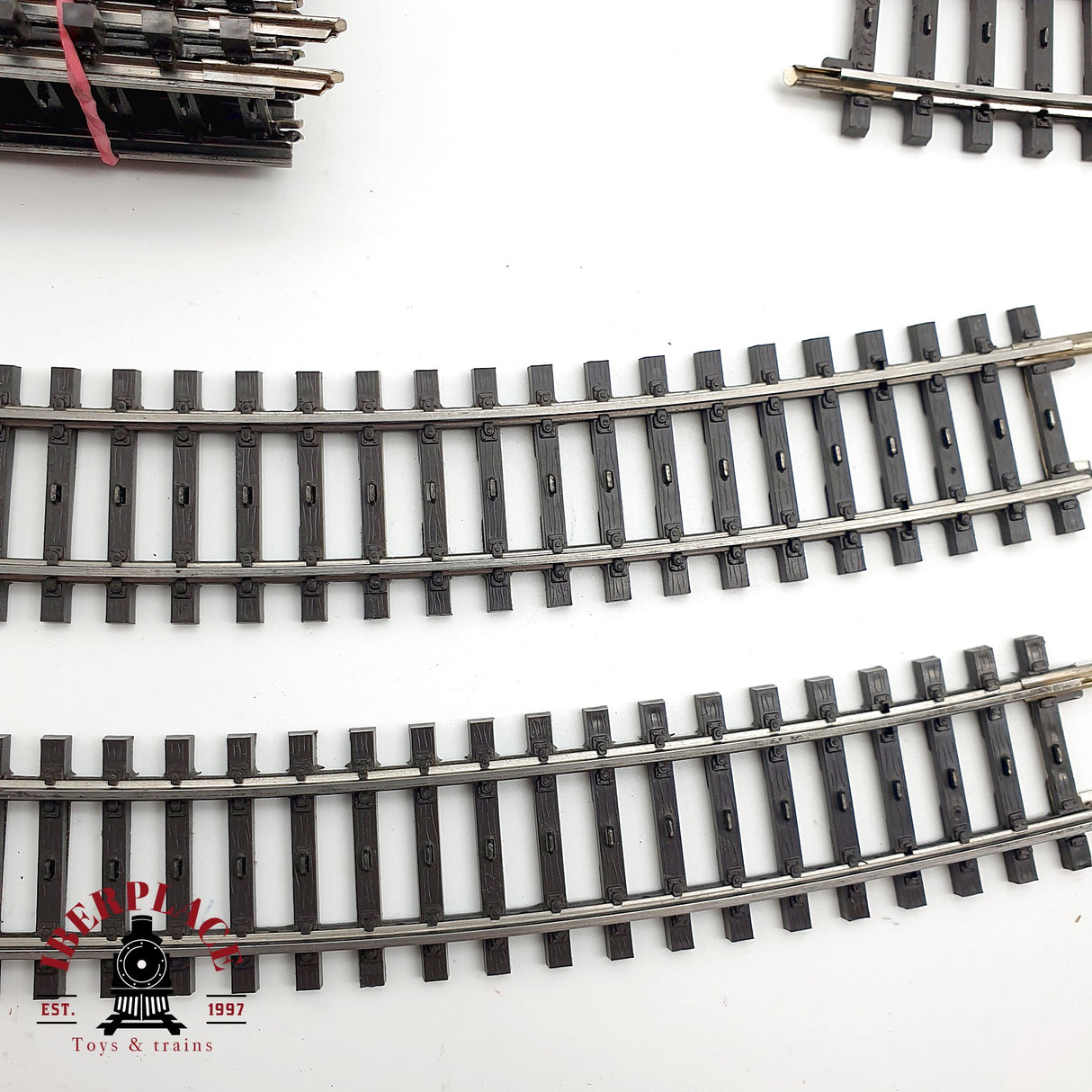 ♻️ 49x Märklin vias rectas, curvas, motores para desvios sistema M H0 escala 1:87