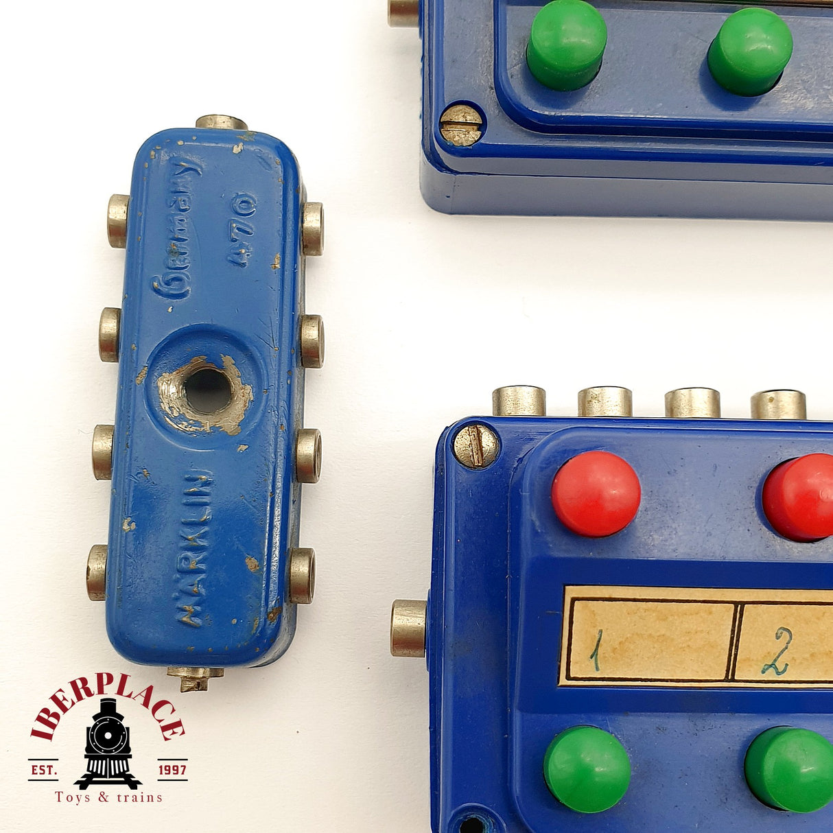 ♻️ 4x Märklin 7072 470 Pupitres de mando, placa de distribución H0 escala 1:87