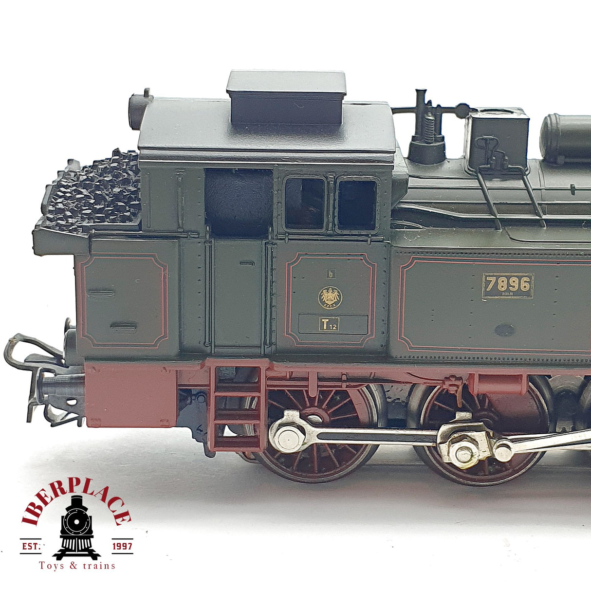 ♻️ AC Märklin Locomotora K.P.E.V 7896 verde H0 escala 1:87